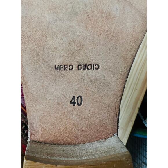 NEW Z&L Bohemian Leather Suede Aztec Print Boots in Brown Leather Upper and Sole - Picture 8 of 8